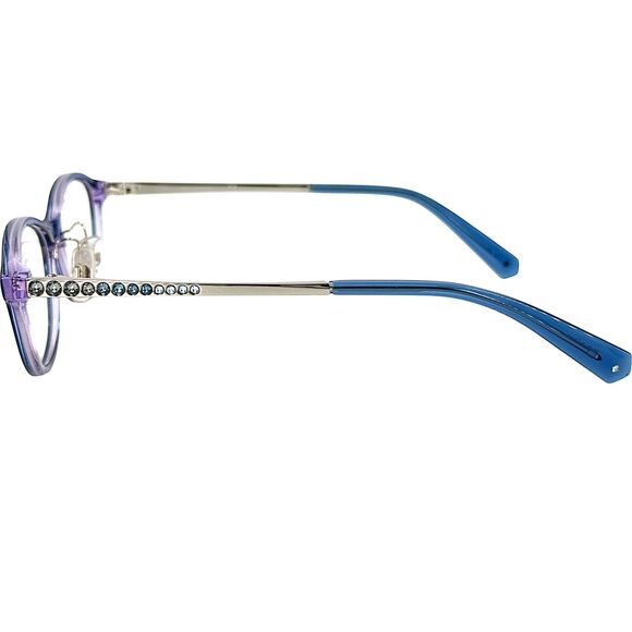 Swarovski Crystal D-Frame Sunglasses Blue 53mm NWT Swarovski Crystal D-Frame Sunglasses Blue 53mm NWT main image 4